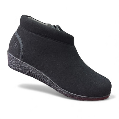 Romulo Bota Textil Negro Mujer Ref 3457 